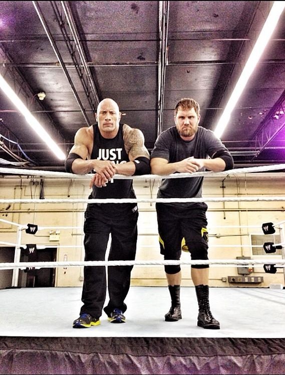 Curtis Axel and The Rock